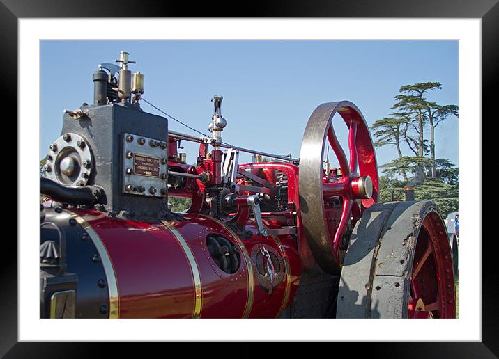 Steam Traction Engine Framed Mounted Print by Bill Simpson
