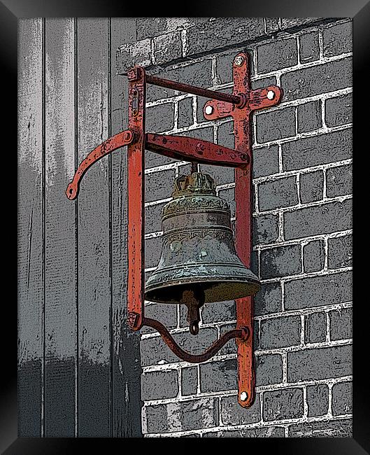 The Old Fire Bell Framed Print by Bill Simpson