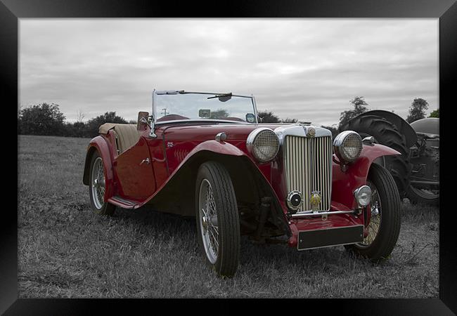 MG T Midget Framed Print by Bill Simpson