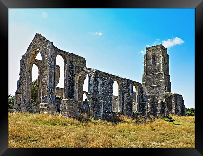 St Andrews Covehithe Framed Print by Bill Simpson