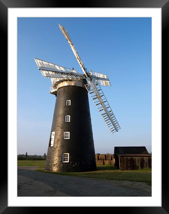 Pakenham Windmill Framed Mounted Print by Bill Simpson