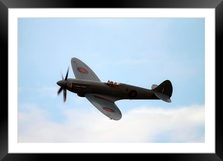 Supermarine Spitfire Framed Mounted Print by Bill Simpson