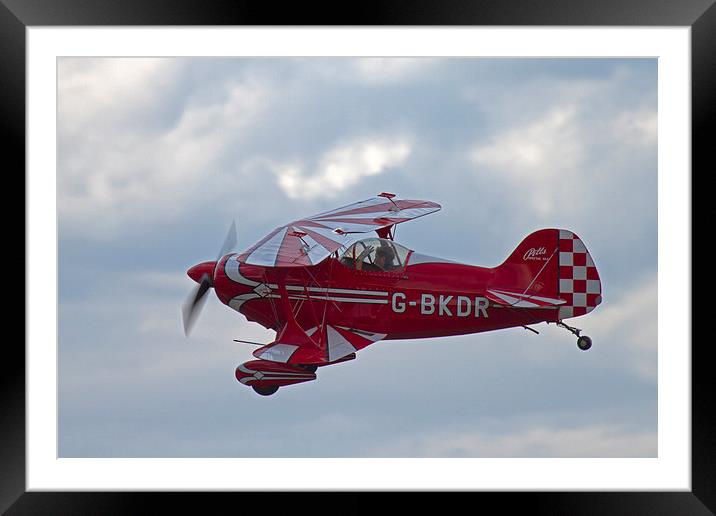 Pitts Special G-BKDR Framed Mounted Print by Bill Simpson