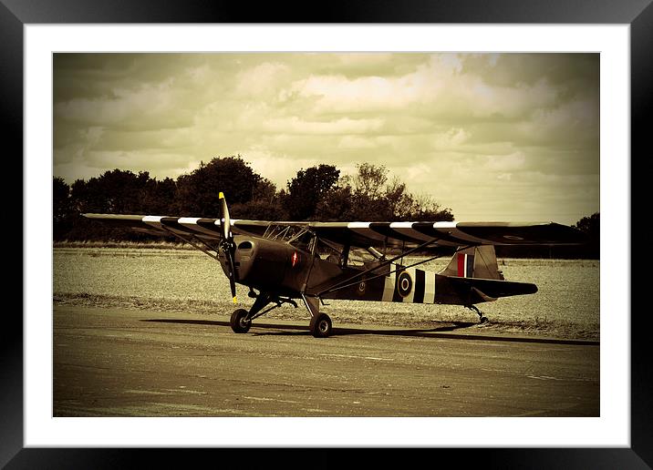Old Aircraft at Seething Framed Mounted Print by Bill Simpson