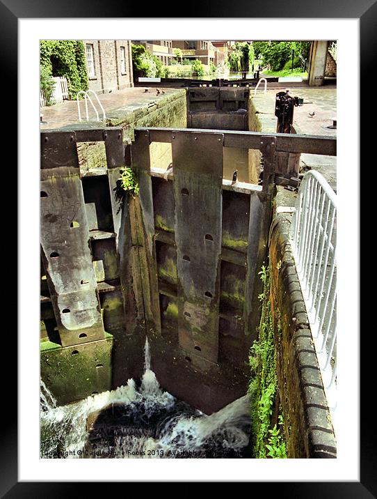 Chester Canal Locks Framed Mounted Print by Carole-Anne Fooks