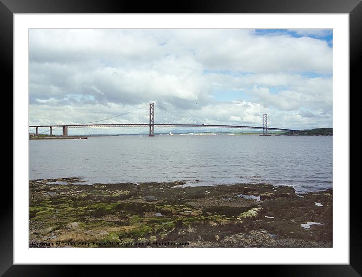 Firth of Forth Road Bridge Framed Mounted Print by Carole-Anne Fooks