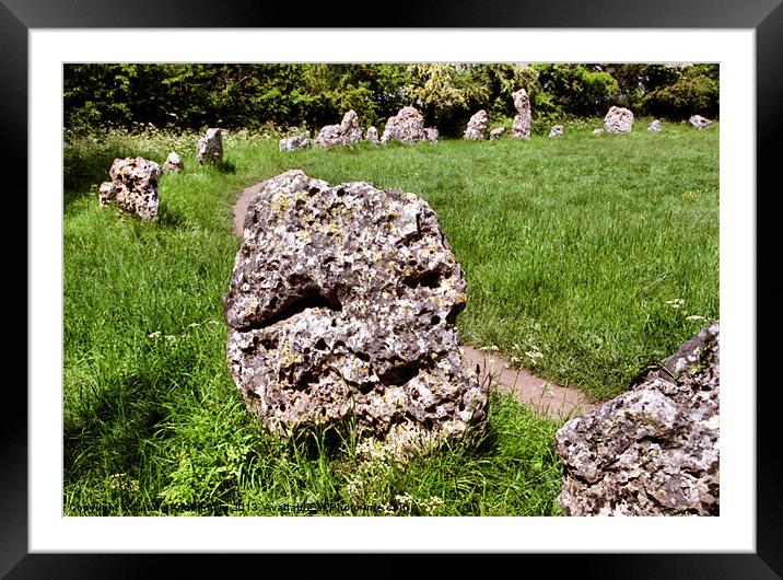 Kings Men Stone Circle Framed Mounted Print by Carole-Anne Fooks