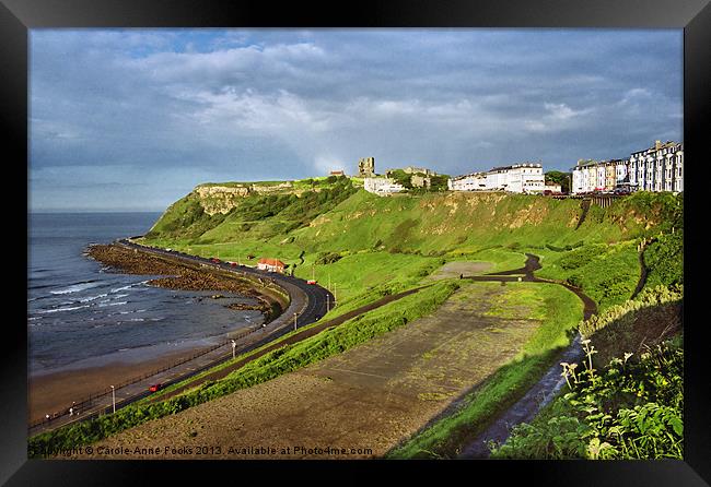 Scarborough Foreshore Framed Print by Carole-Anne Fooks