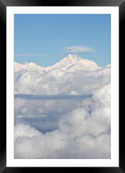 Mount Everest Framed Mounted Print by Carole-Anne Fooks