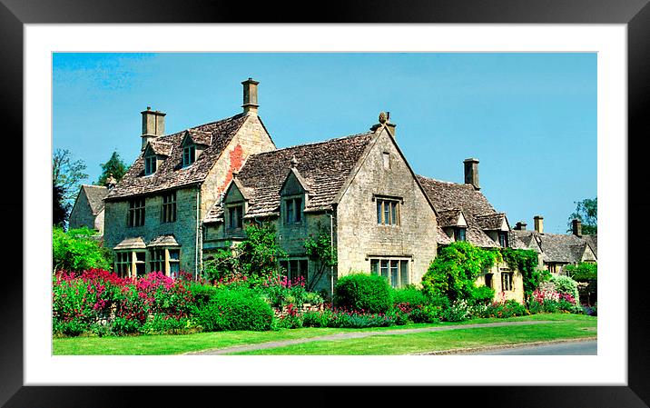 Chipping Campden Cottage Framed Mounted Print by Carole-Anne Fooks
