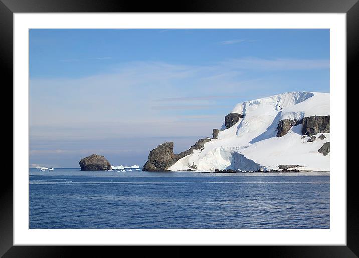 Cierva Cove, Antarctica Framed Mounted Print by Carole-Anne Fooks