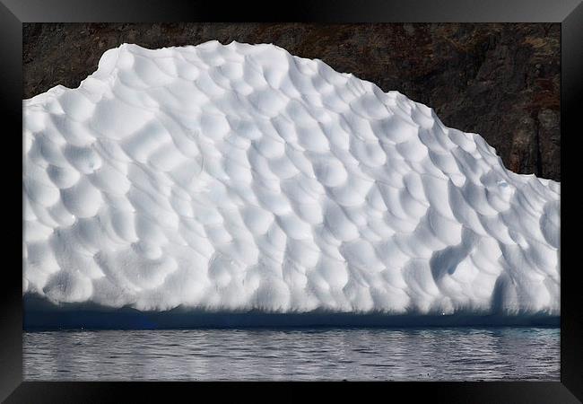Iceberg in Cierva Cove Antarctica Framed Print by Carole-Anne Fooks