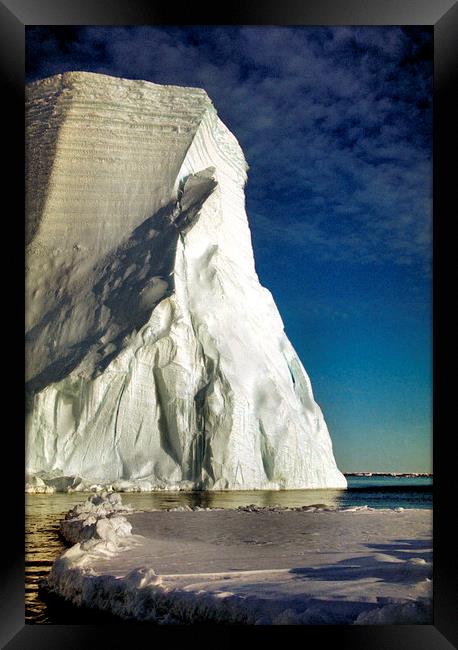 Magnificant Iceberg, Cape Roget, Antarctica Framed Print by Carole-Anne Fooks