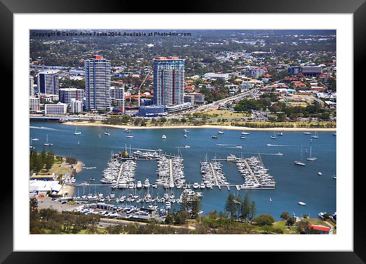  Luxury Lifestyle on the Gold Coast Framed Mounted Print by Carole-Anne Fooks