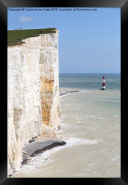   Seven Sisters From The Top Of The Cliffs Framed Print by Carole-Anne Fooks