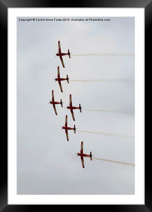  The Roulettes  Framed Mounted Print by Carole-Anne Fooks