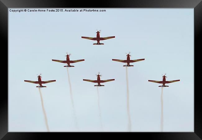    The Roulettes  Framed Print by Carole-Anne Fooks