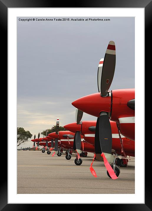   The Roulettes on the Ground Framed Mounted Print by Carole-Anne Fooks