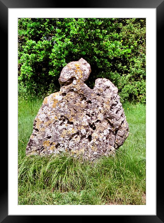  Rollright Stone Framed Mounted Print by Carole-Anne Fooks