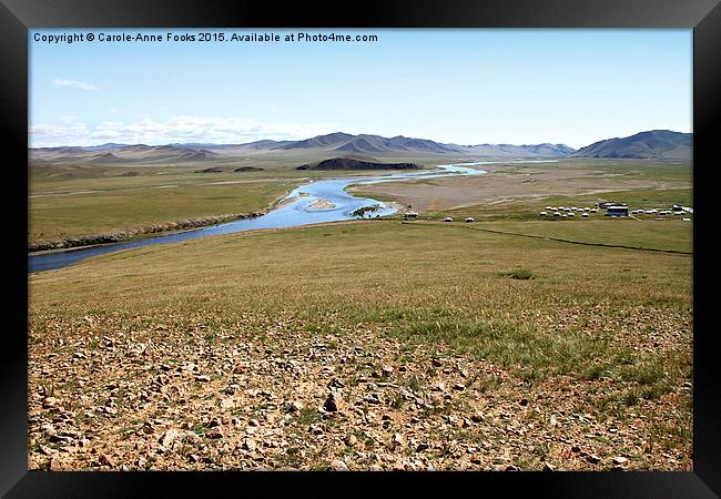  Gun Galuut, Mongolia Framed Print by Carole-Anne Fooks