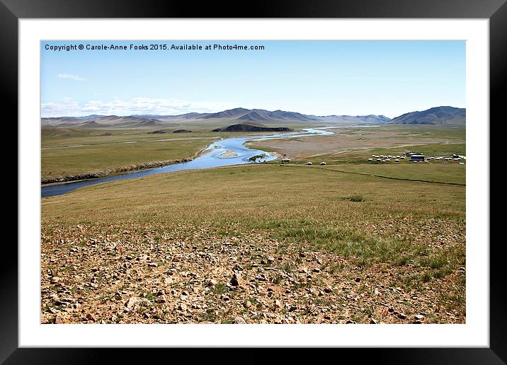  Gun Galuut, Mongolia Framed Mounted Print by Carole-Anne Fooks