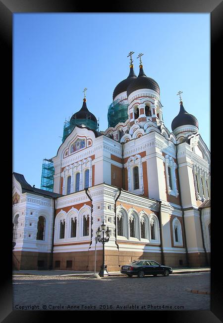 Alexander Nevsky Cathedral, Tallinn, Estonia Framed Print by Carole-Anne Fooks