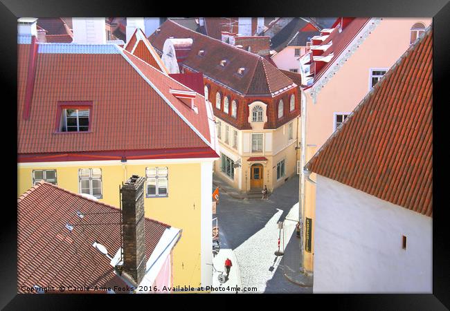 Old Town, Tallinn, Estonia Framed Print by Carole-Anne Fooks