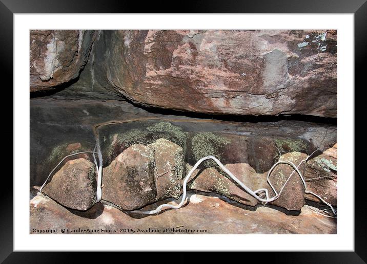 Rock Formations Arnhem Land Framed Mounted Print by Carole-Anne Fooks