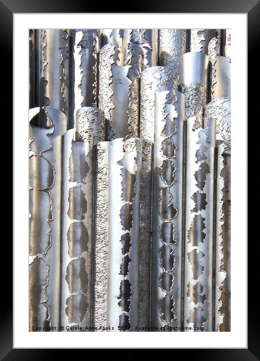 The Sibelius Monument, Helsinki, Finland Framed Mounted Print by Carole-Anne Fooks