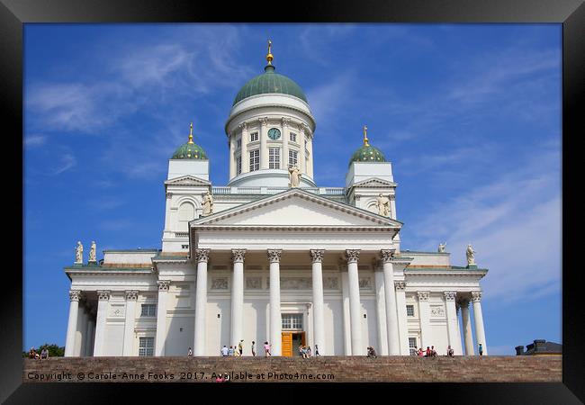 Helsinki Cathedral, Finland Framed Print by Carole-Anne Fooks