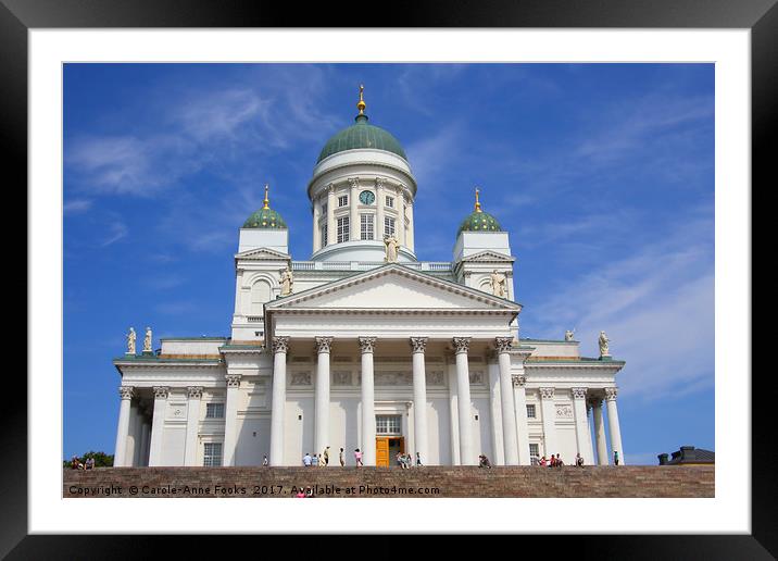 Helsinki Cathedral, Finland Framed Mounted Print by Carole-Anne Fooks