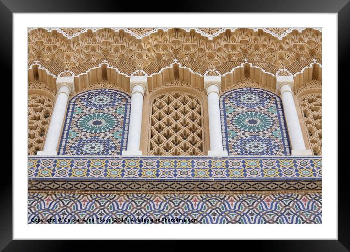 Doors of Beauty, Fes, Morocco Framed Mounted Print by Carole-Anne Fooks