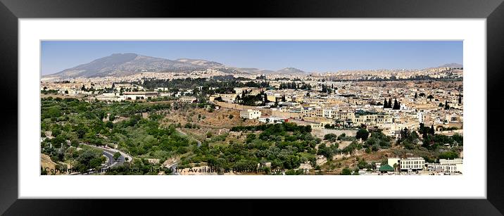 The Medina, Fes Framed Mounted Print by Carole-Anne Fooks