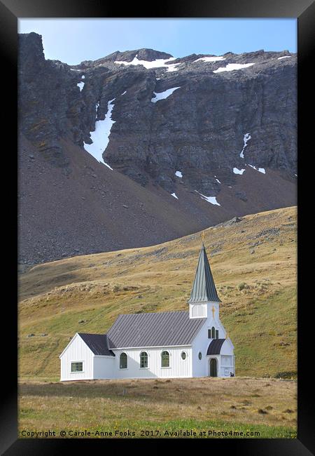 Norwegian Lutheran Church, Grytvikin Framed Print by Carole-Anne Fooks