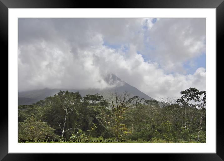 Arenal Volcano Framed Mounted Print by Carole-Anne Fooks