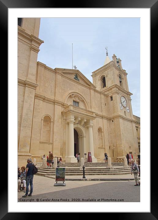 Valletta, Malta Framed Mounted Print by Carole-Anne Fooks