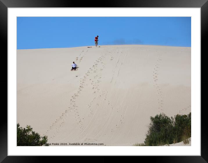 Little Sahara Framed Mounted Print by Carole-Anne Fooks