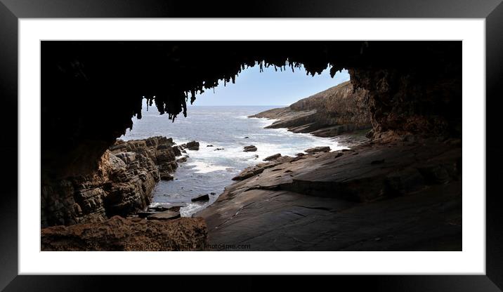 Admirals Arch at Cape du Couedic Framed Mounted Print by Carole-Anne Fooks