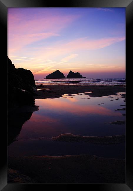 Holywell Sunset Framed Print by Gareth McKillop