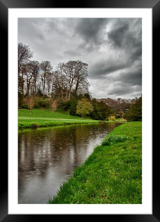 April Showers Framed Mounted Print by Chris Andrew