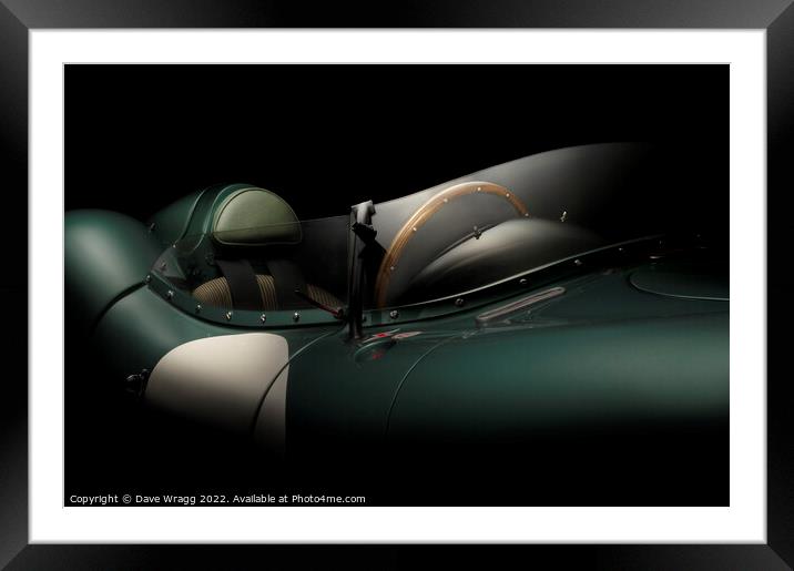Aston Martin DBR1 Framed Mounted Print by Dave Wragg
