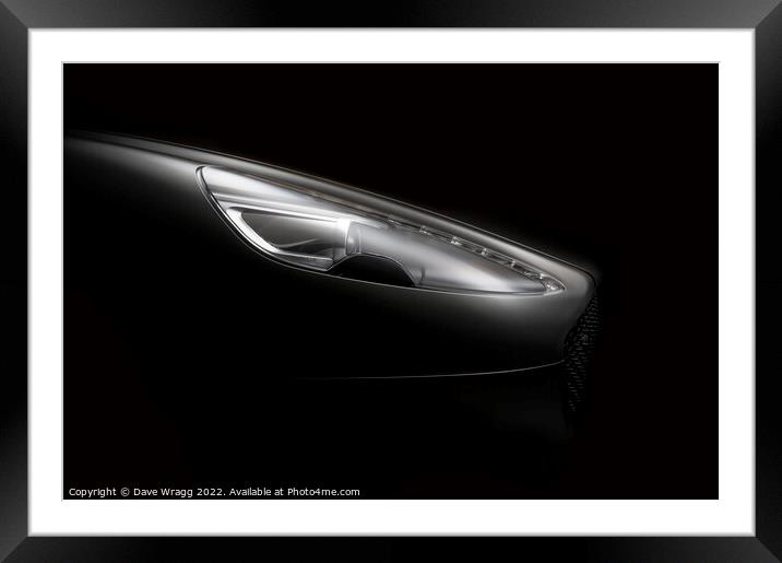 Aston Martin fine art Framed Mounted Print by Dave Wragg