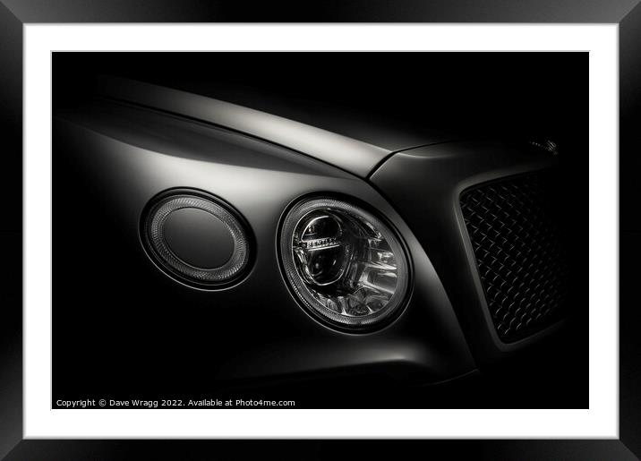 Bentley fine art Framed Mounted Print by Dave Wragg
