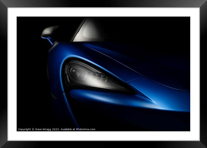 McLaren 600LT Framed Mounted Print by Dave Wragg