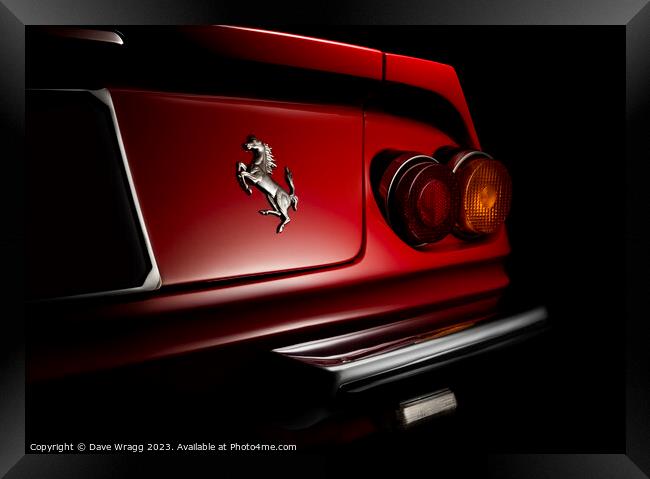 Ferrari Daytona Framed Print by Dave Wragg