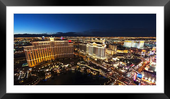 City of Lights Framed Mounted Print by Dave Wragg