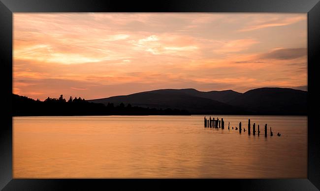 Loch Lomond Sunset Framed Print by Dave Wragg
