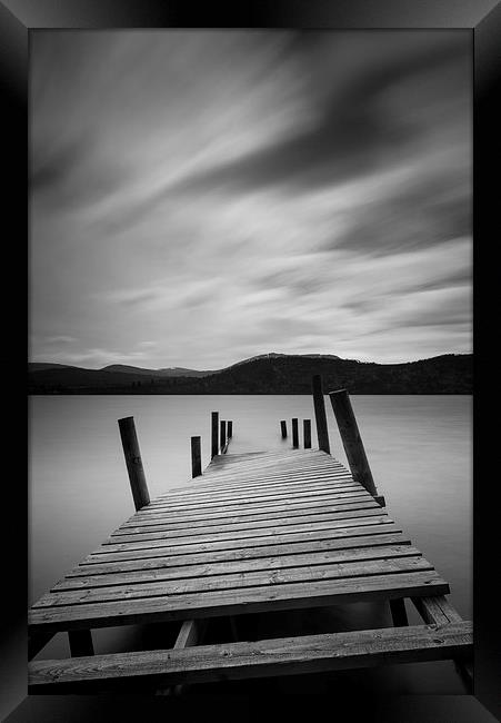 Loch Rannoch Pier Framed Print by Dave Wragg