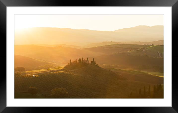  Sunrise at the Belvedere Framed Mounted Print by Dave Wragg
