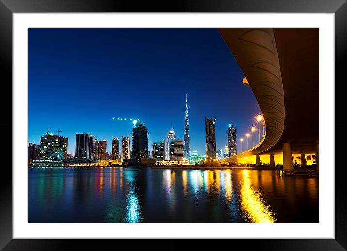  Burj Khalifa Framed Mounted Print by Dave Wragg